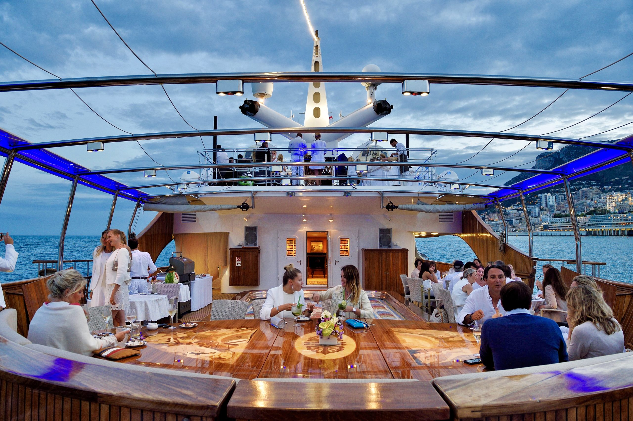 Throwing a party onboard a yacht - by Marcela